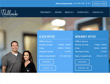 Tablet Screenshot of hallockfamilydental.com